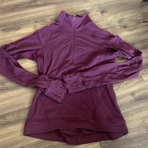 Maroon lululemon quarter zip